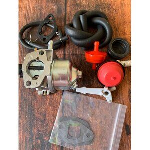 Carburetor Replacement Kit For Small Engines - Includes Hoses Gaskets & Accessor